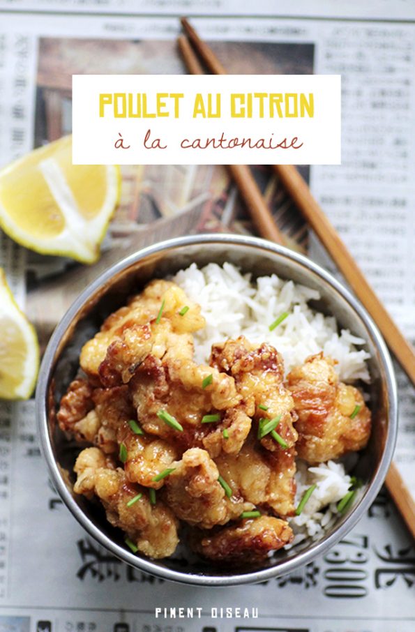 Riz cantonais et poulet au citron